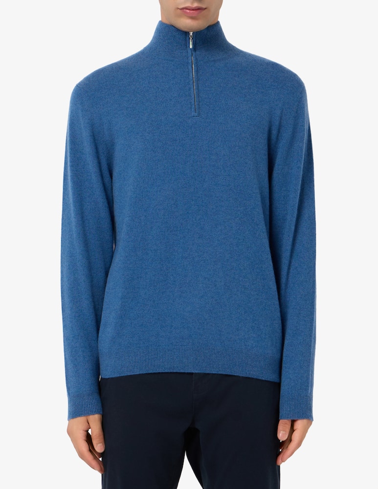 rinascente Pure Cashmere Maglia zip in cashmere