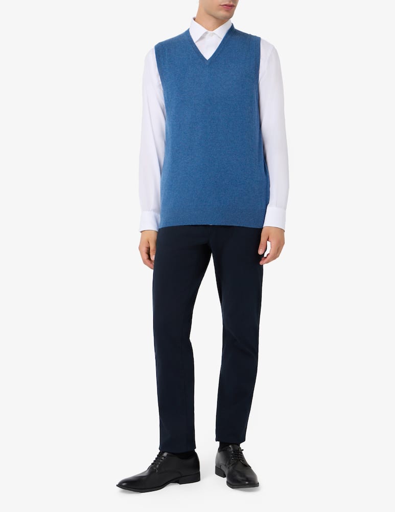 Pure Cashmere V-neck cashmere gilet - picture 2 Pure Cashmere V-neck cashmere gilet - picture 2