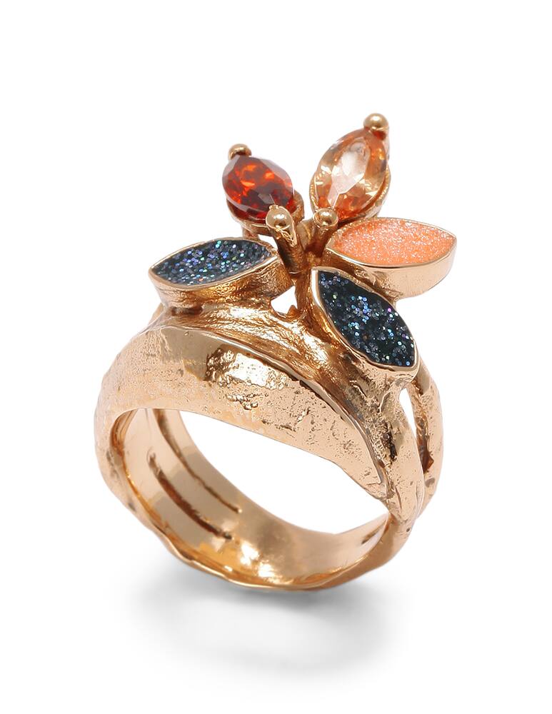 rinascente Voodoo Jewels Anello Pink inula