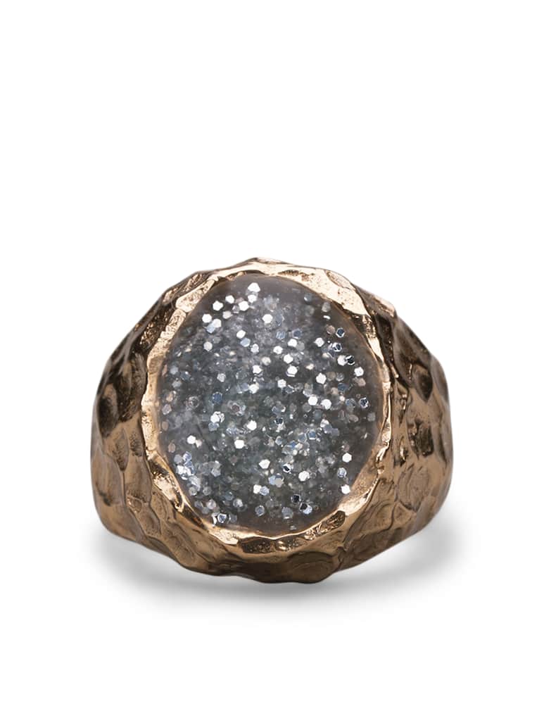 rinascente Voodoo Jewels Anello sigillo blue