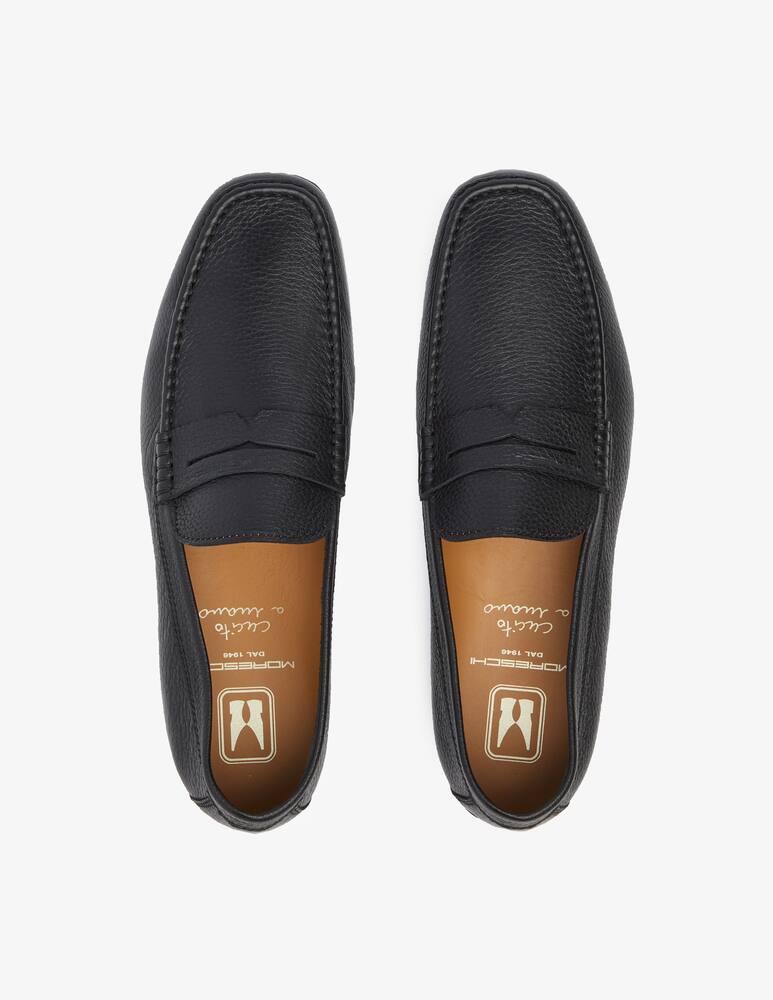 rinascente Moreschi Mocassino minorca driver in pelle - nero