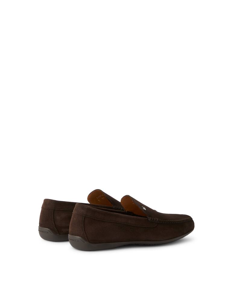 rinascente Moreschi Suede driver loafer - brown