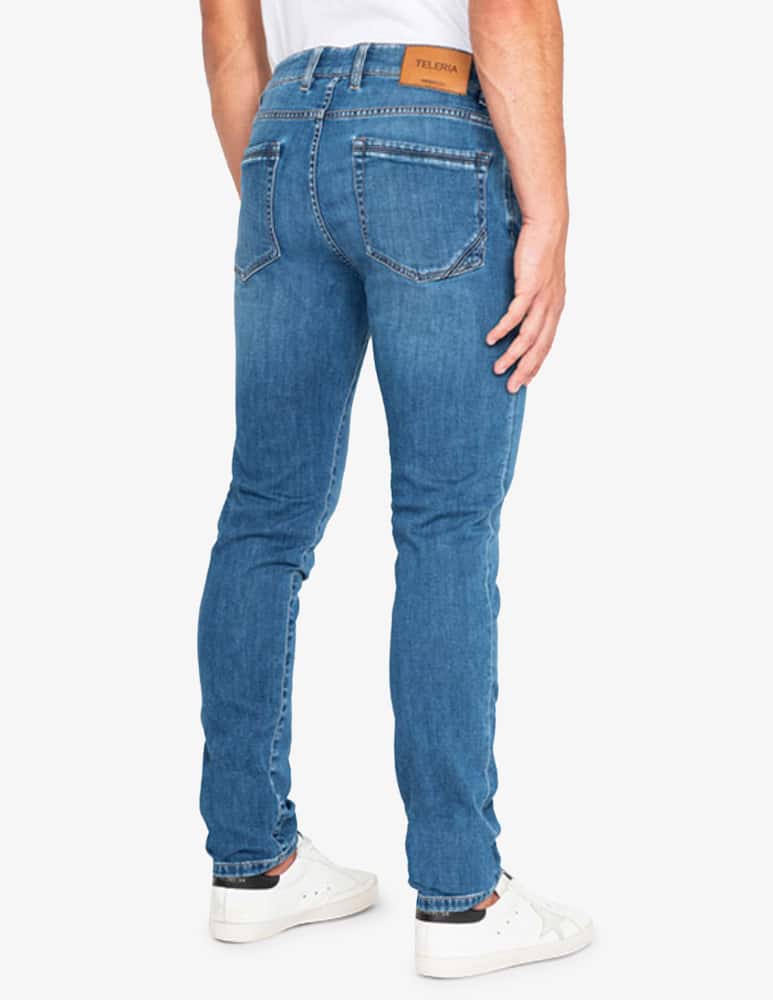 Teleria Zed Jeans slim 5 tasche fondo 17 cm - immagine 2 Teleria Zed Jeans slim 5 tasche fondo 17 cm - immagine 2