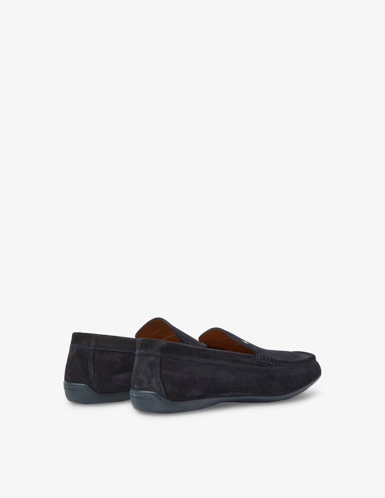 rinascente Moreschi Mocassini driver in suede - blu