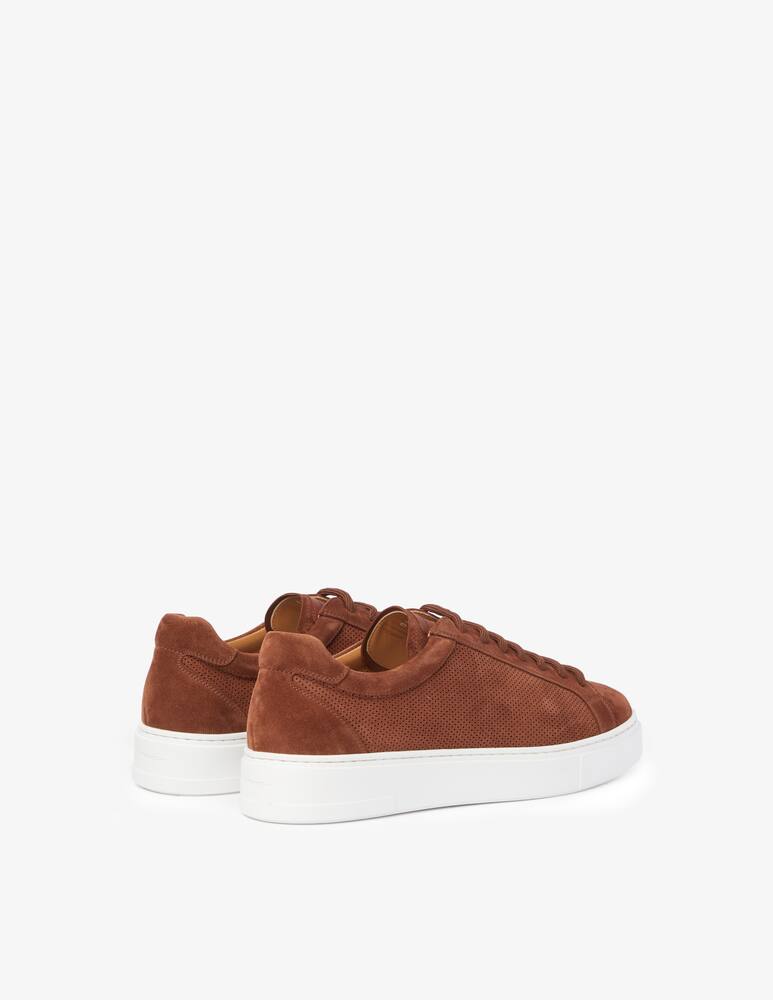 Moreschi Perforated suede sneakers - brown - picture 4 Moreschi Perforated suede sneakers - brown - picture 4