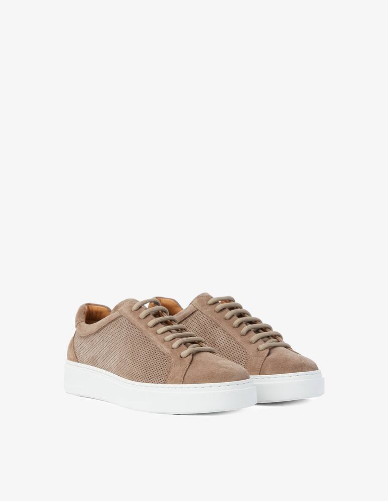 rinascente Moreschi Sneakers in suede traforato - marrone