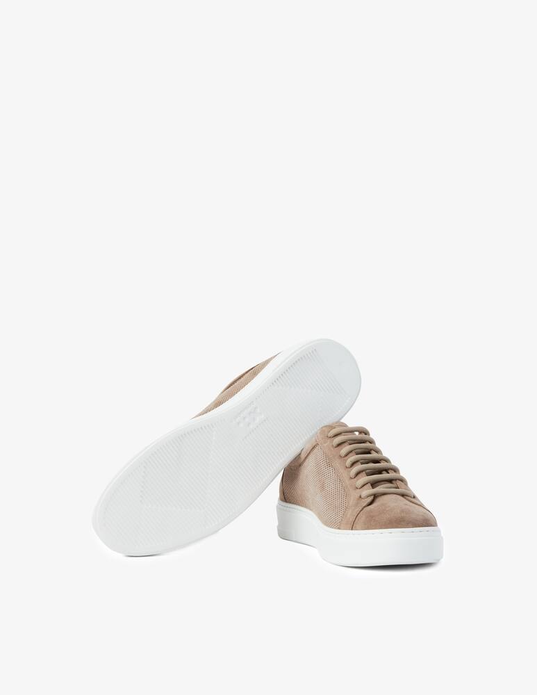 rinascente Moreschi Sneakers in suede traforato - marrone