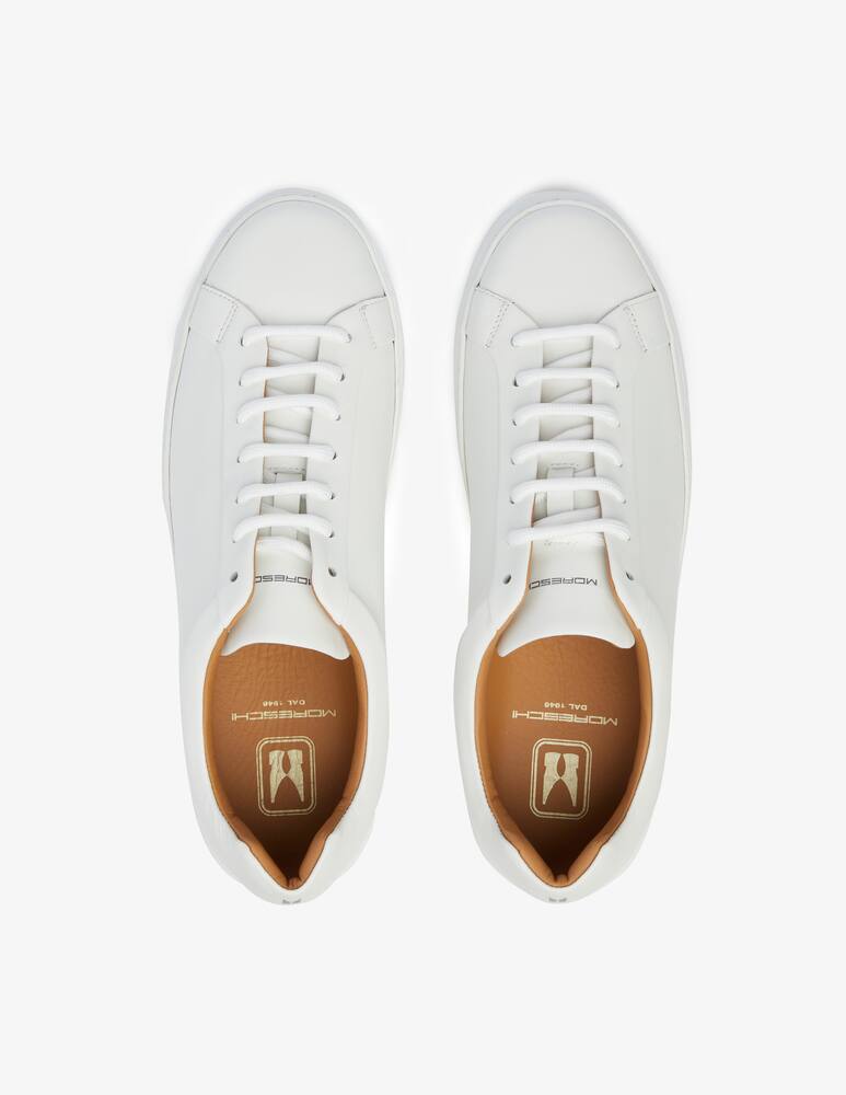 rinascente Moreschi Leather low sneakers - white