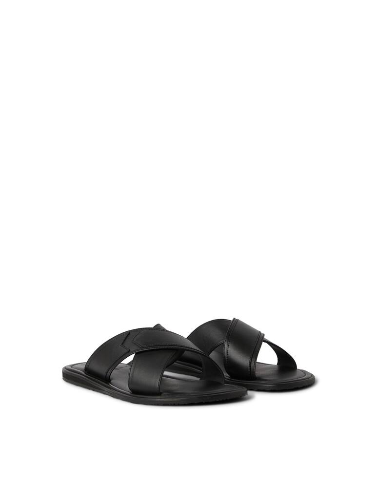 rinascente Moreschi Open crossover sandals - black