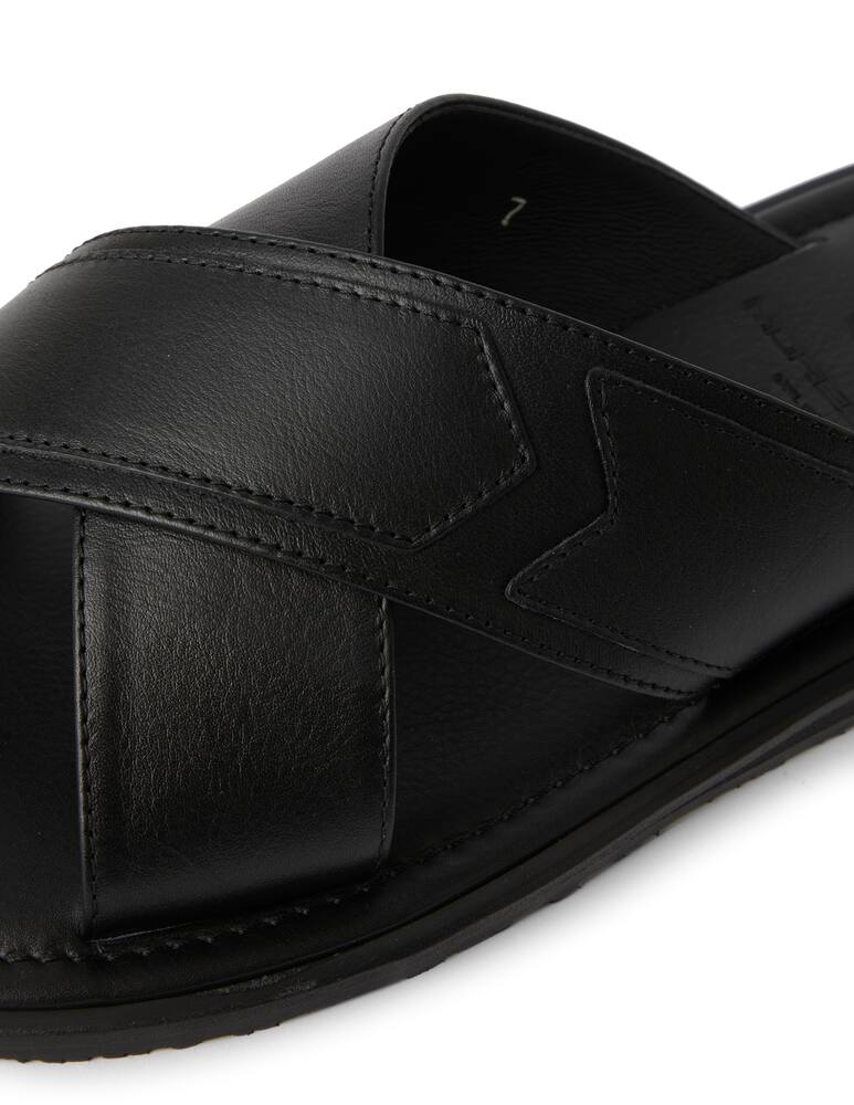 rinascente Moreschi Open crossover sandals - black