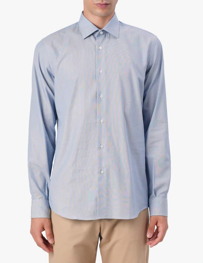 Sartoria Italiana Camicia modern doppio ritorto a righe - immagine 1