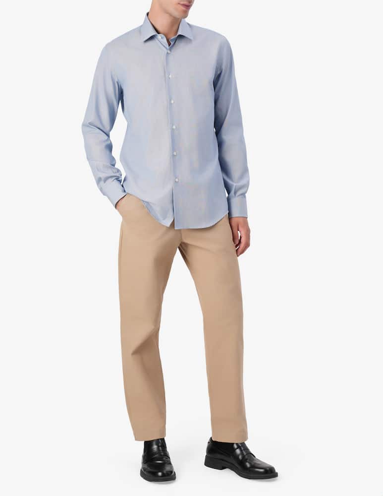 Sartoria Italiana Camicia modern doppio ritorto a righe - immagine 2