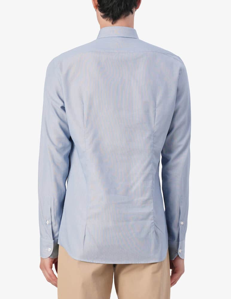 Sartoria Italiana Camicia modern doppio ritorto a righe - immagine 3