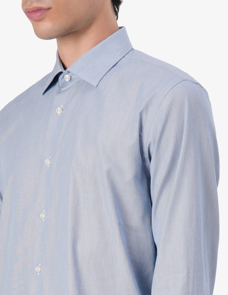 Sartoria Italiana Camicia modern doppio ritorto a righe - immagine 4
