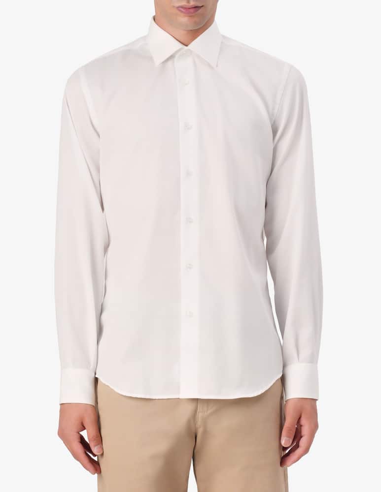 rinascente Sartoria Italiana Modern twill no iron shirt