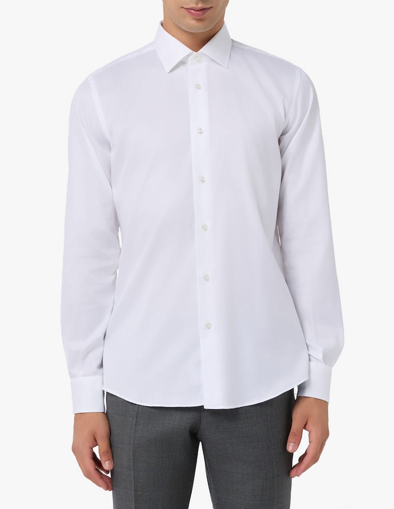 rinascente Sartoria Italiana Modern twill long-sleeve shirt