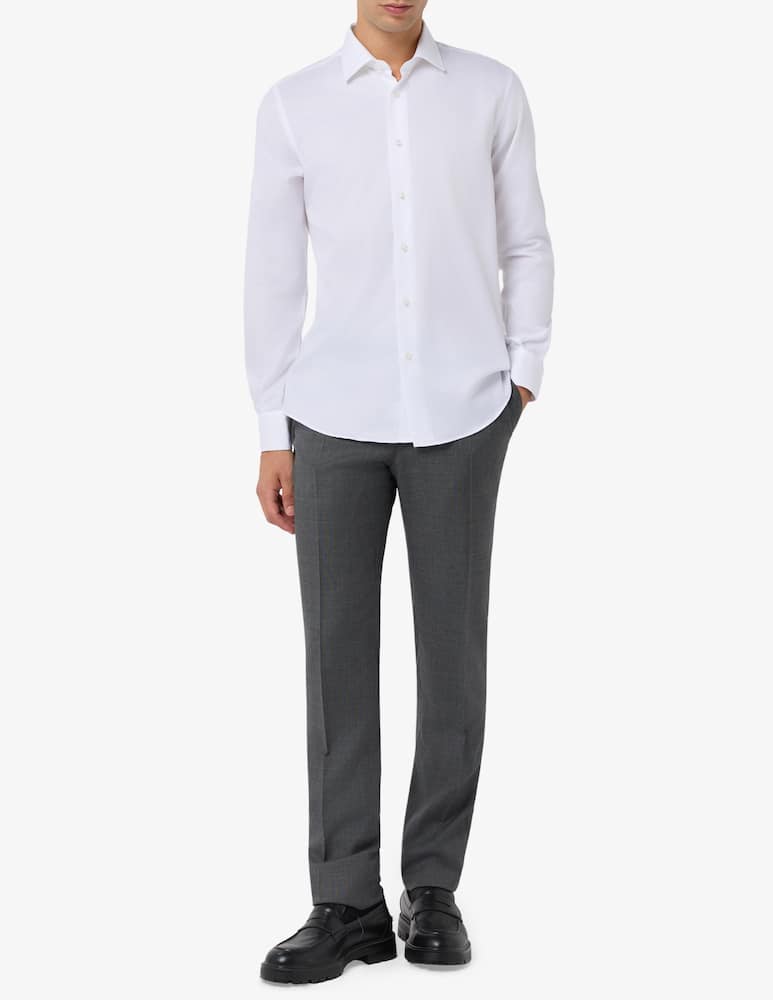 rinascente Sartoria Italiana Modern twill long-sleeve shirt