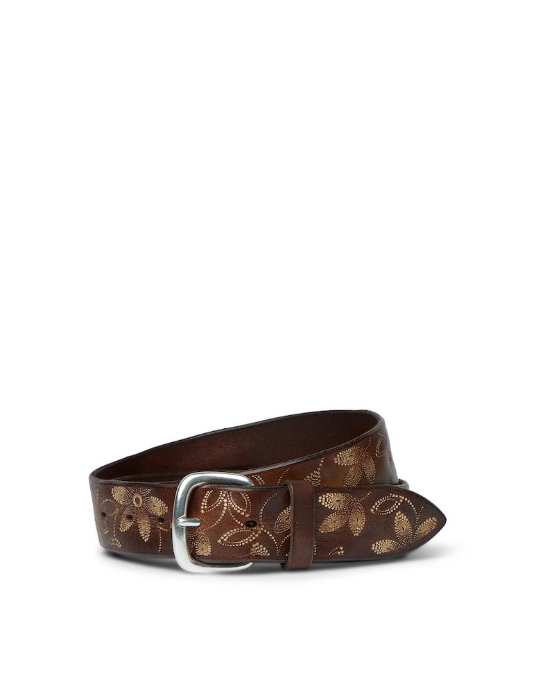 rinascente Orciani Cintura con foglie incise