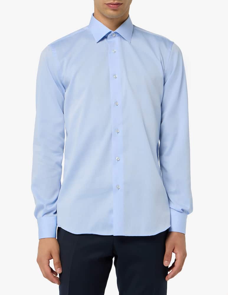 rinascente Sartoria Italiana Modern twill no iron shirt