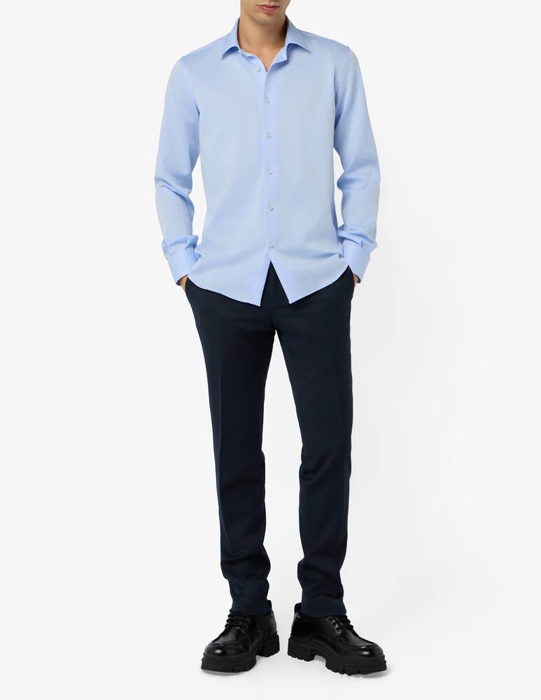 rinascente Sartoria Italiana Modern twill no iron shirt