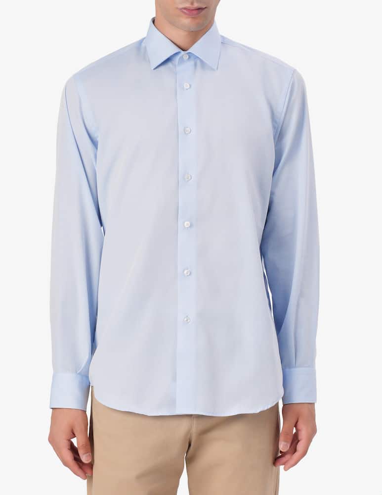 rinascente Sartoria Italiana Popeline no iron regular shirt