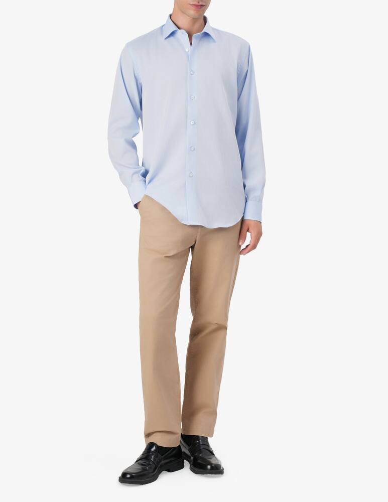 rinascente Sartoria Italiana Popeline no iron regular shirt