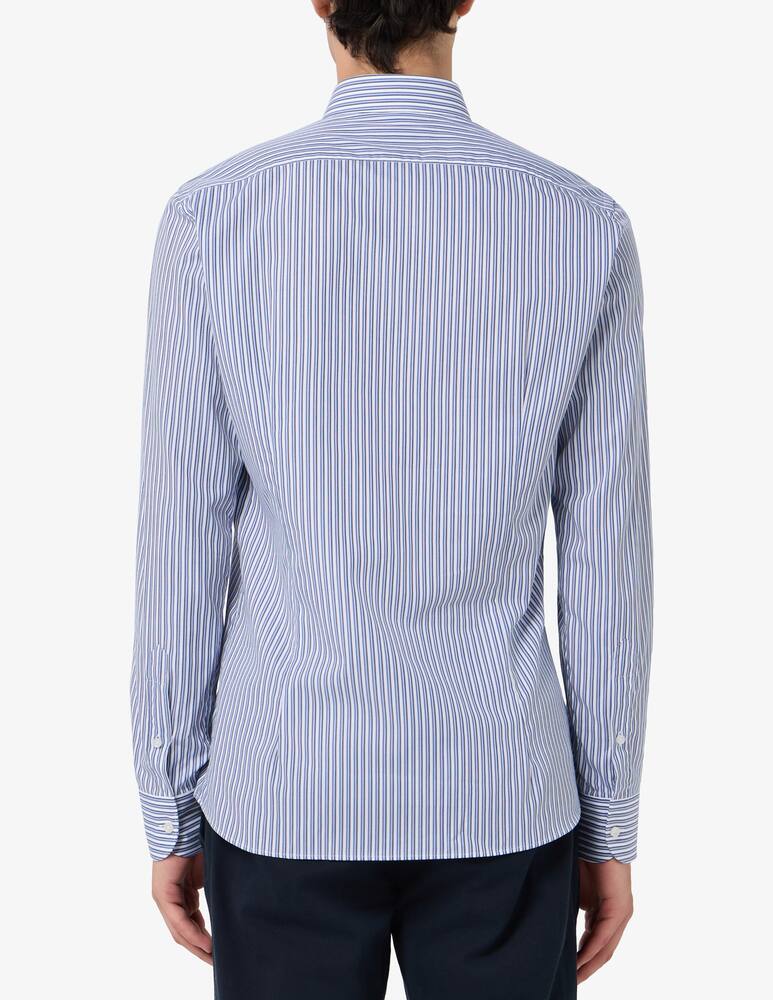 rinascente Sartoria Italiana Striped modern no iron shirt