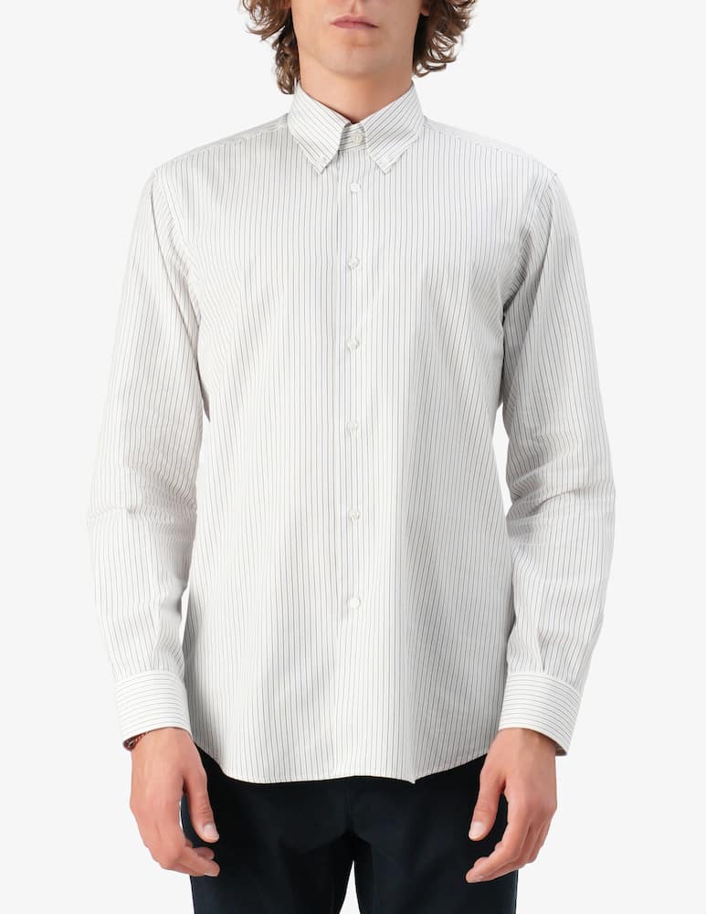 Sartoria Italiana Camicia regular a righe fancy doppio ritorto - immagine 1 Sartoria Italiana Camicia regular a righe fancy doppio ritorto - immagine 1