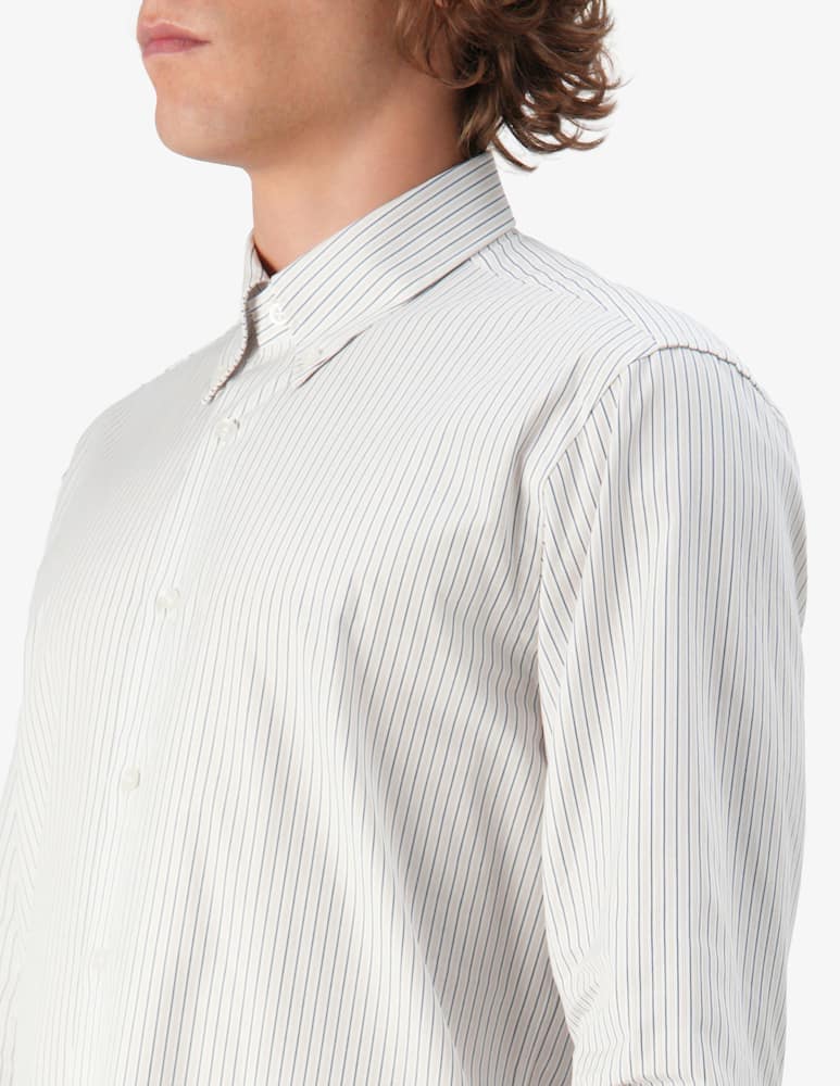 Sartoria Italiana Camicia regular a righe fancy doppio ritorto - immagine 4 Sartoria Italiana Camicia regular a righe fancy doppio ritorto - immagine 4