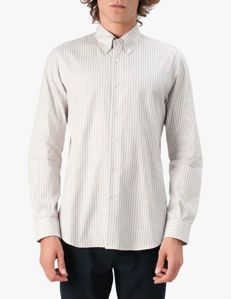 Sartoria Italiana Camicia modern a righe fancy doppio ritorto - immagine 1 Sartoria Italiana Camicia modern a righe fancy doppio ritorto - immagine 1