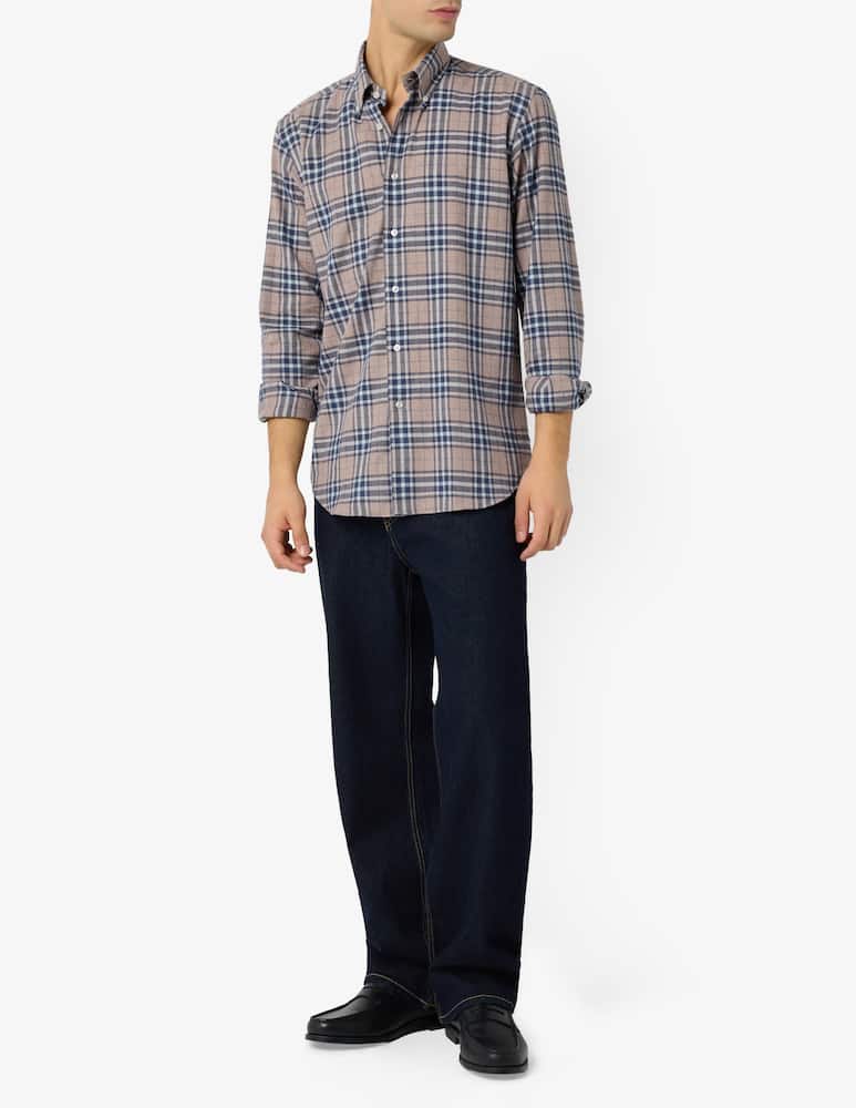 rinascente Sartoria Italiana Camicia flanella check