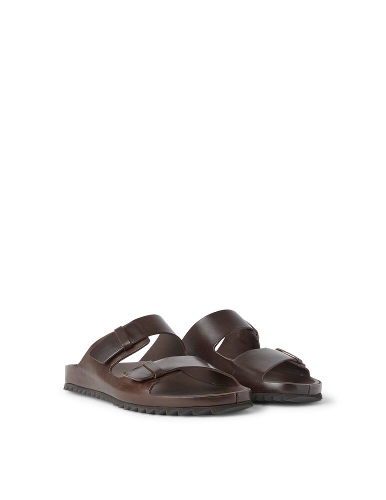 rinascente Officine Creative Ciabatte doppia fascia - marrone