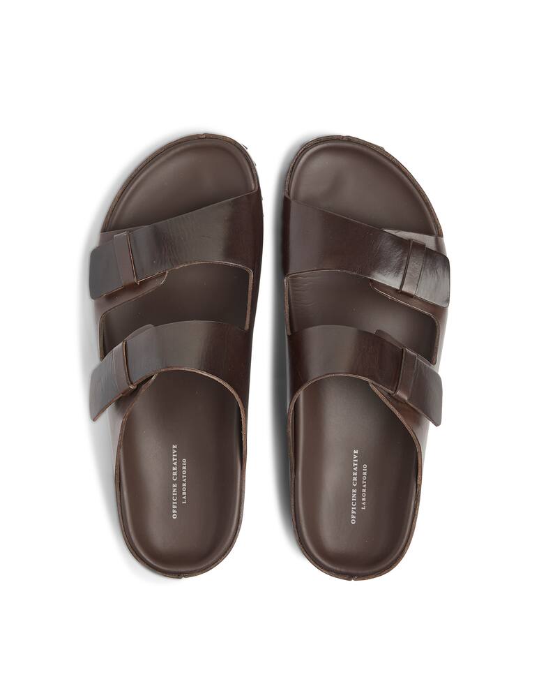 rinascente Officine Creative Ciabatte doppia fascia - marrone