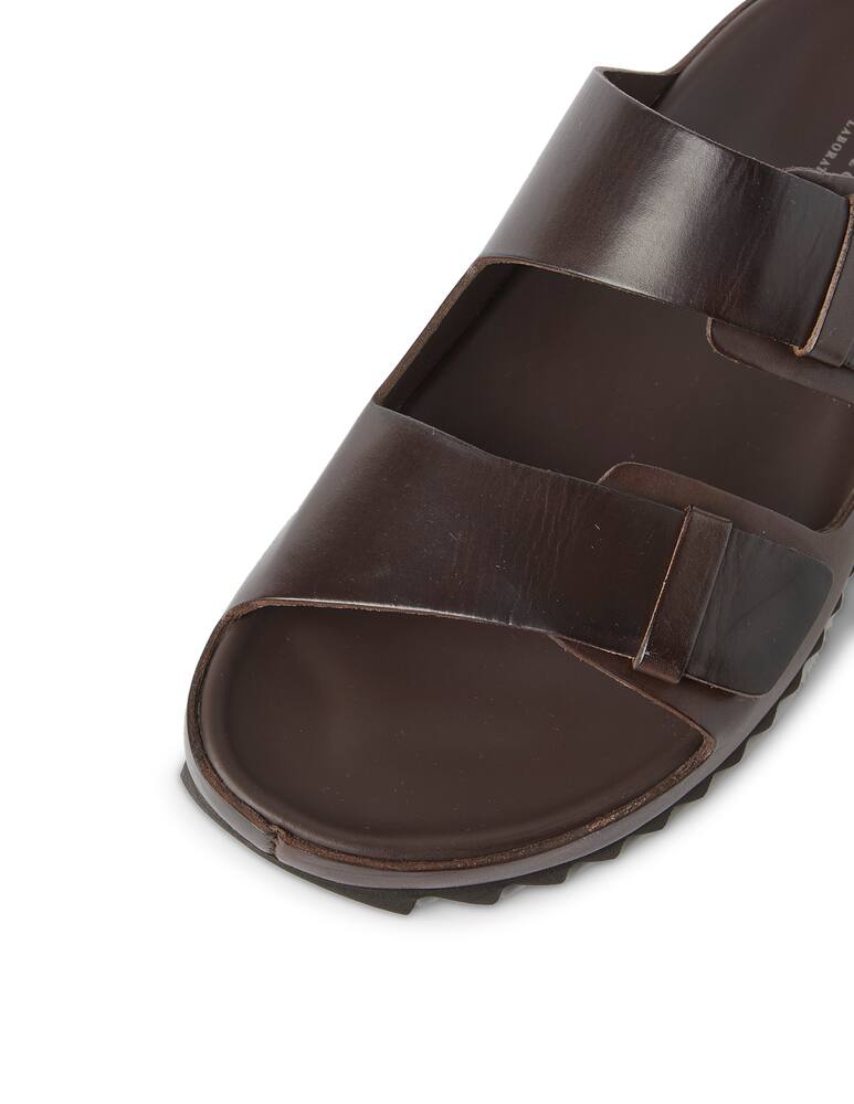 rinascente Officine Creative Ciabatte doppia fascia - marrone