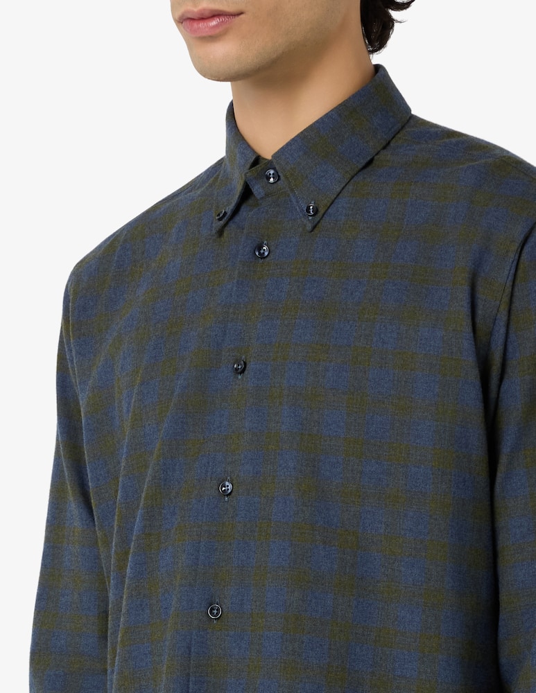Sartoria Italiana Flanella tartan shirt - picture 4 Sartoria Italiana Flanella tartan shirt - picture 4