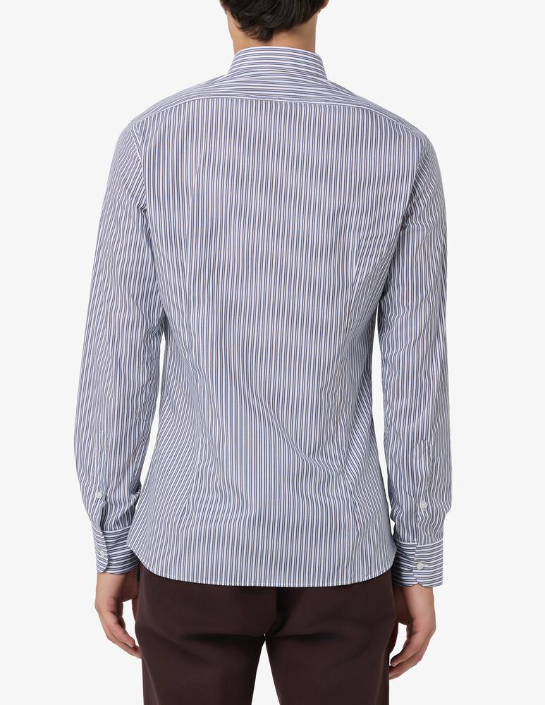 rinascente Sartoria Italiana Striped no iron shirt