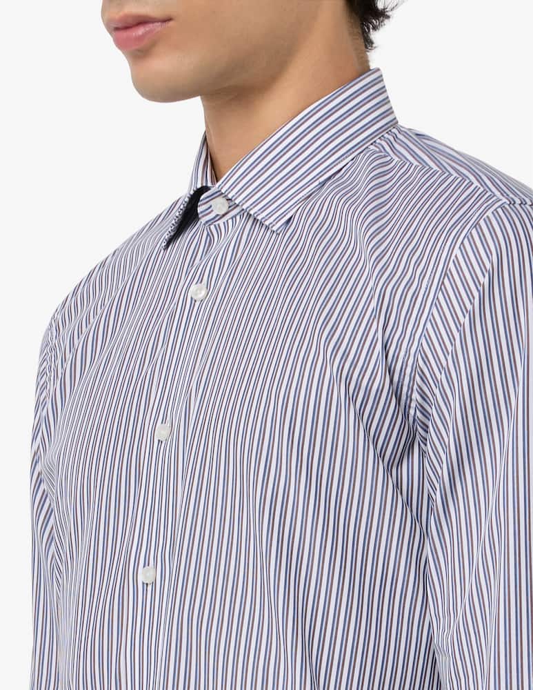 rinascente Sartoria Italiana Striped no iron shirt