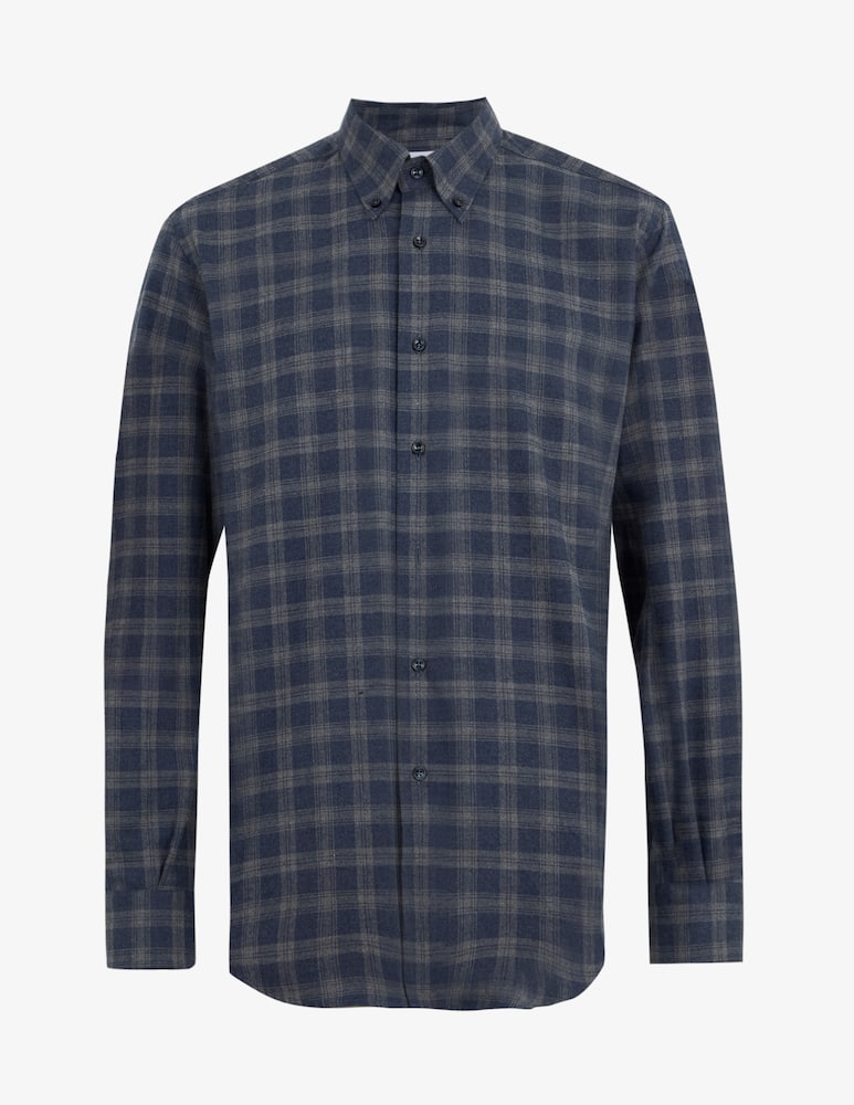 rinascente Sartoria Italiana Flannel tartan shirt