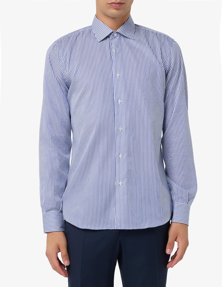 rinascente Sartoria Italiana Striped twill shirt