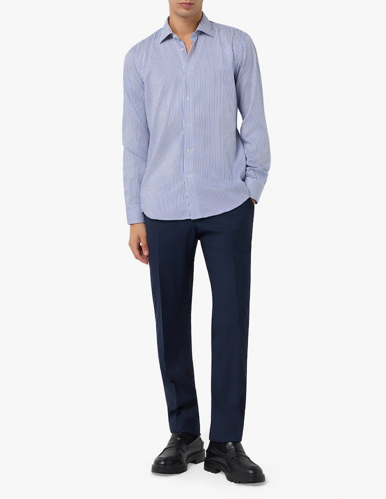 rinascente Sartoria Italiana Striped twill shirt