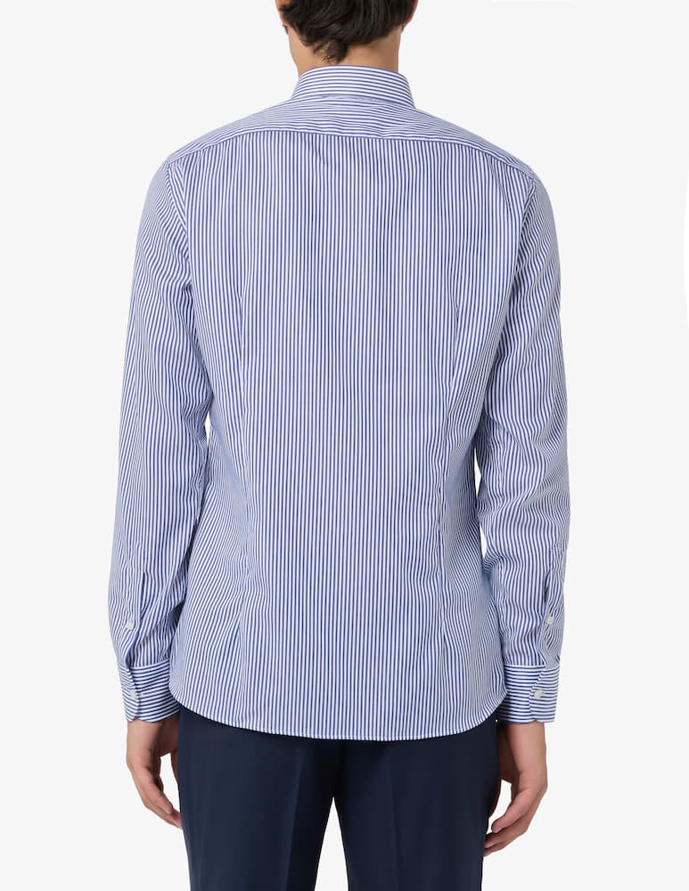 rinascente Sartoria Italiana Striped twill shirt