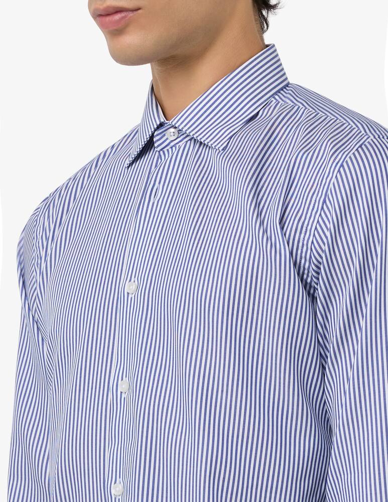 Sartoria Italiana Striped twill shirt - picture 4 Sartoria Italiana Striped twill shirt - picture 4