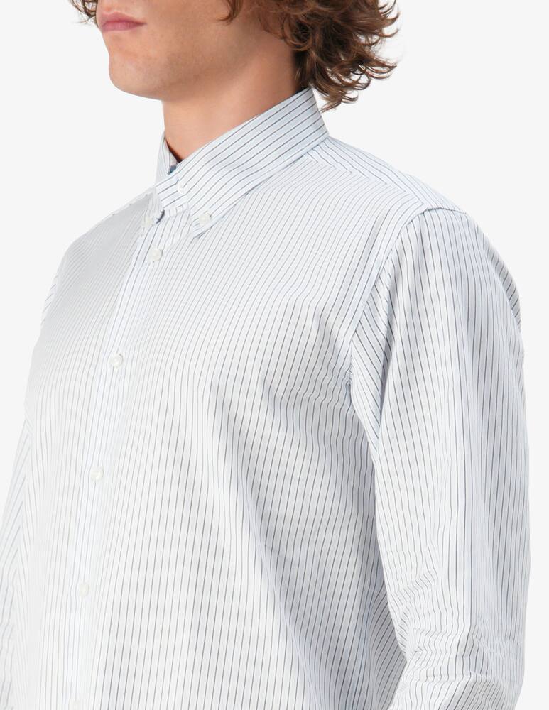 rinascente Sartoria Italiana Camicia regular a righe fancy doppio ritorto
