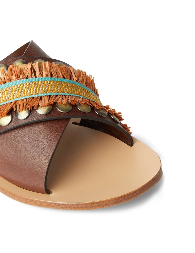 rinascente Nanni Milano Cross slippers