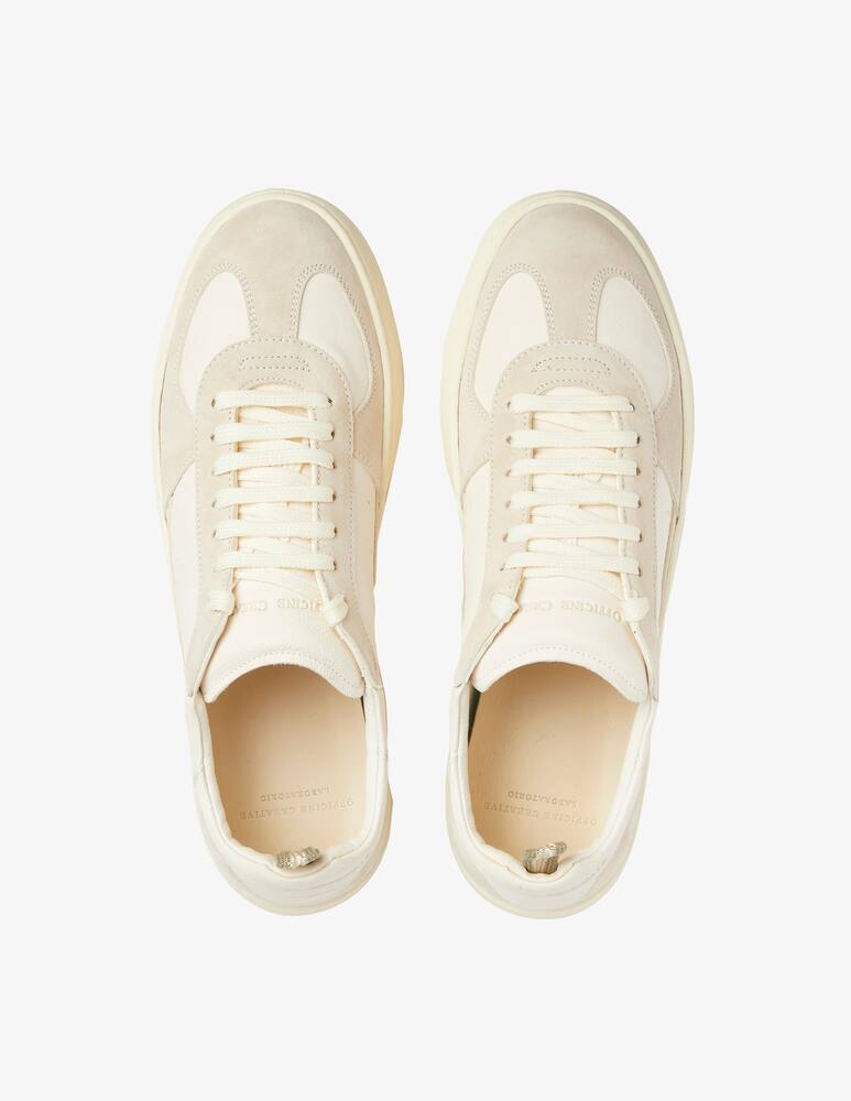 rinascente Officine Creative Sneakers in pelle e suede - bianco