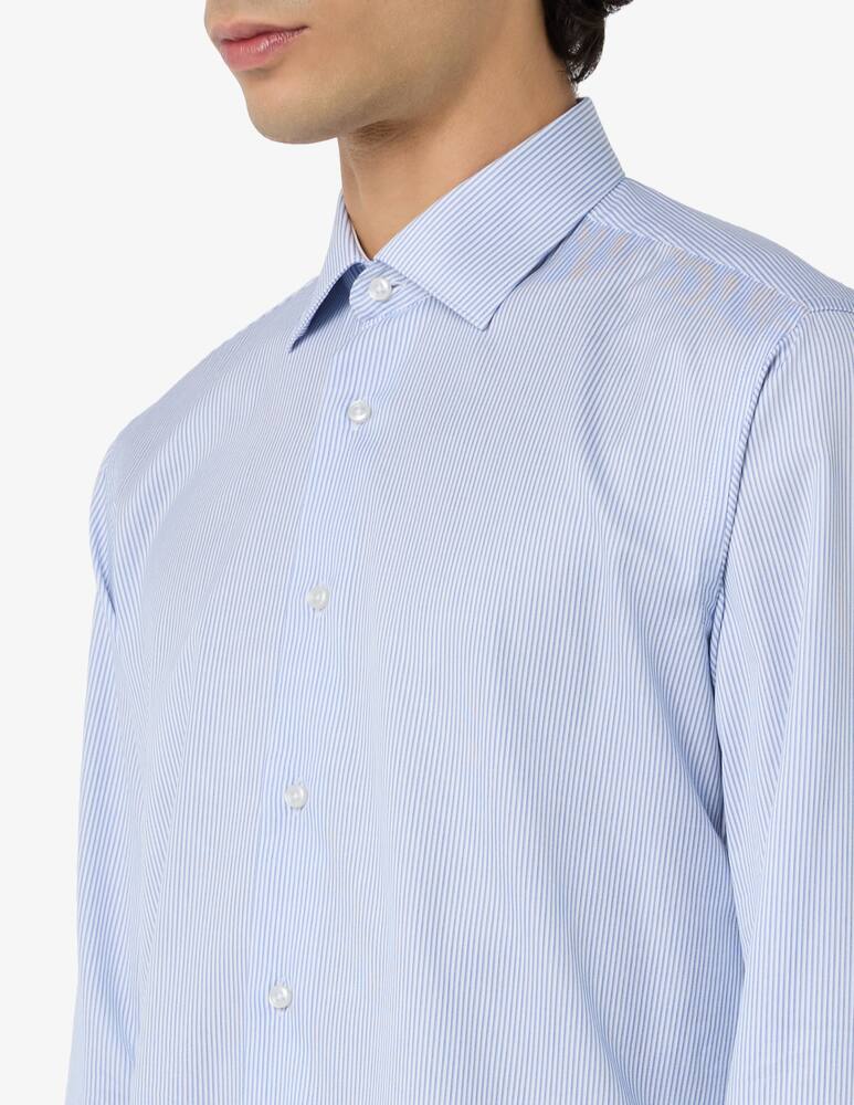 rinascente Sartoria Italiana Camicia a righe regular fit in twill di cotone