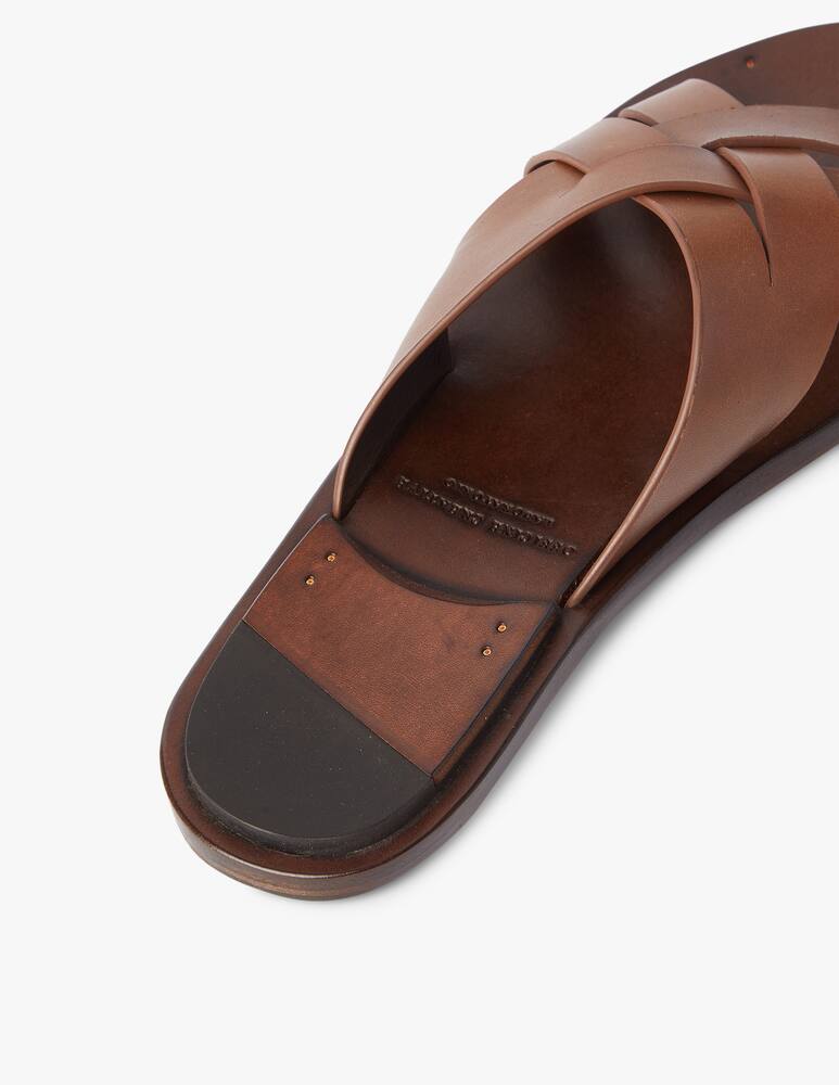 rinascente Officine Creative Ciabatte con intreccio - marrone