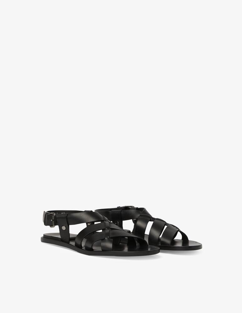 rinascente Officine Creative Weave slide - black