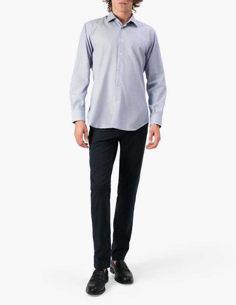 rinascente Sartoria Italiana Microriga regular poplin shirt