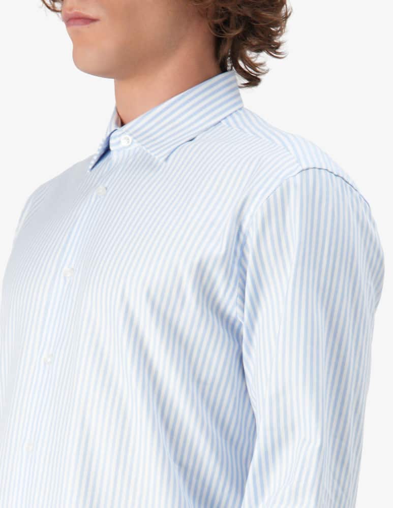 Sartoria Italiana Camicia regular twill a righe doppio ritorto - immagine 4 Sartoria Italiana Camicia regular twill a righe doppio ritorto - immagine 4